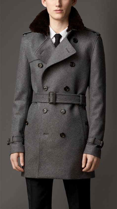 burberry tranch uomo|burberry cashmere trench coat.